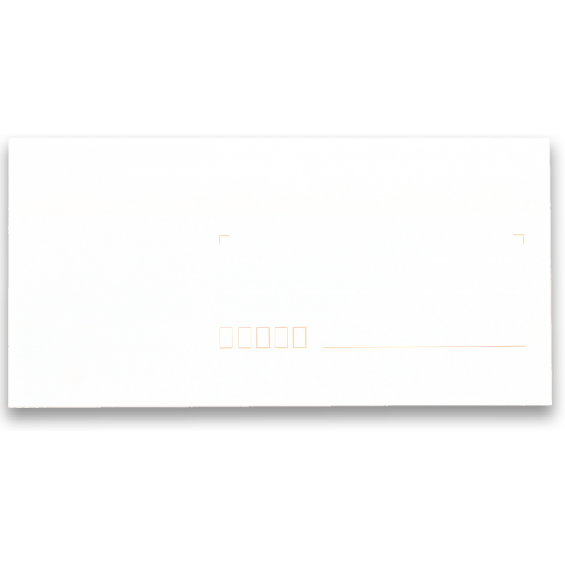 Lot de 50 enveloppes Oxford 110 x 220 mm auto adhesive precasee - blanc