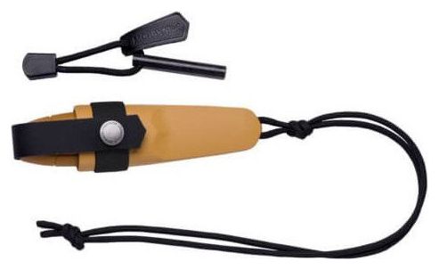 KIT COUTEAU   ALLUME FEU MORAKNIV ELDRIS KIT JAUNE