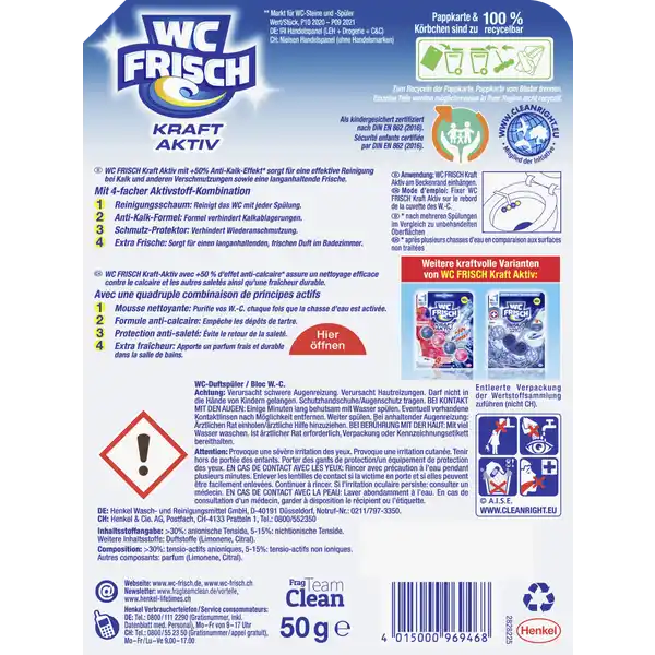 Kraft-Aktiv Duftspüler Lemon