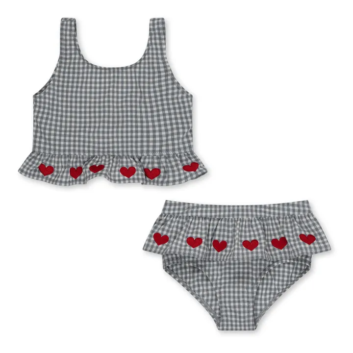 Konges Sløjd Maillot 2 Pièces Soline Vichy | Bleu