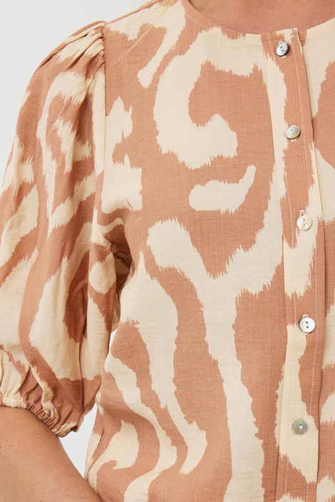 EsQualo beige dames blouse
