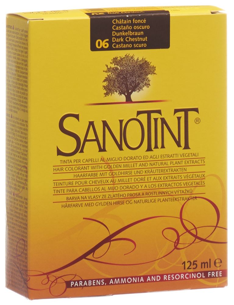 SANOTINT Haarfarbe<br>1 Stück, 06 dunkelbraun