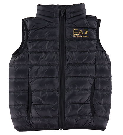 EA7 Daunenweste - Schwarz m. Gold