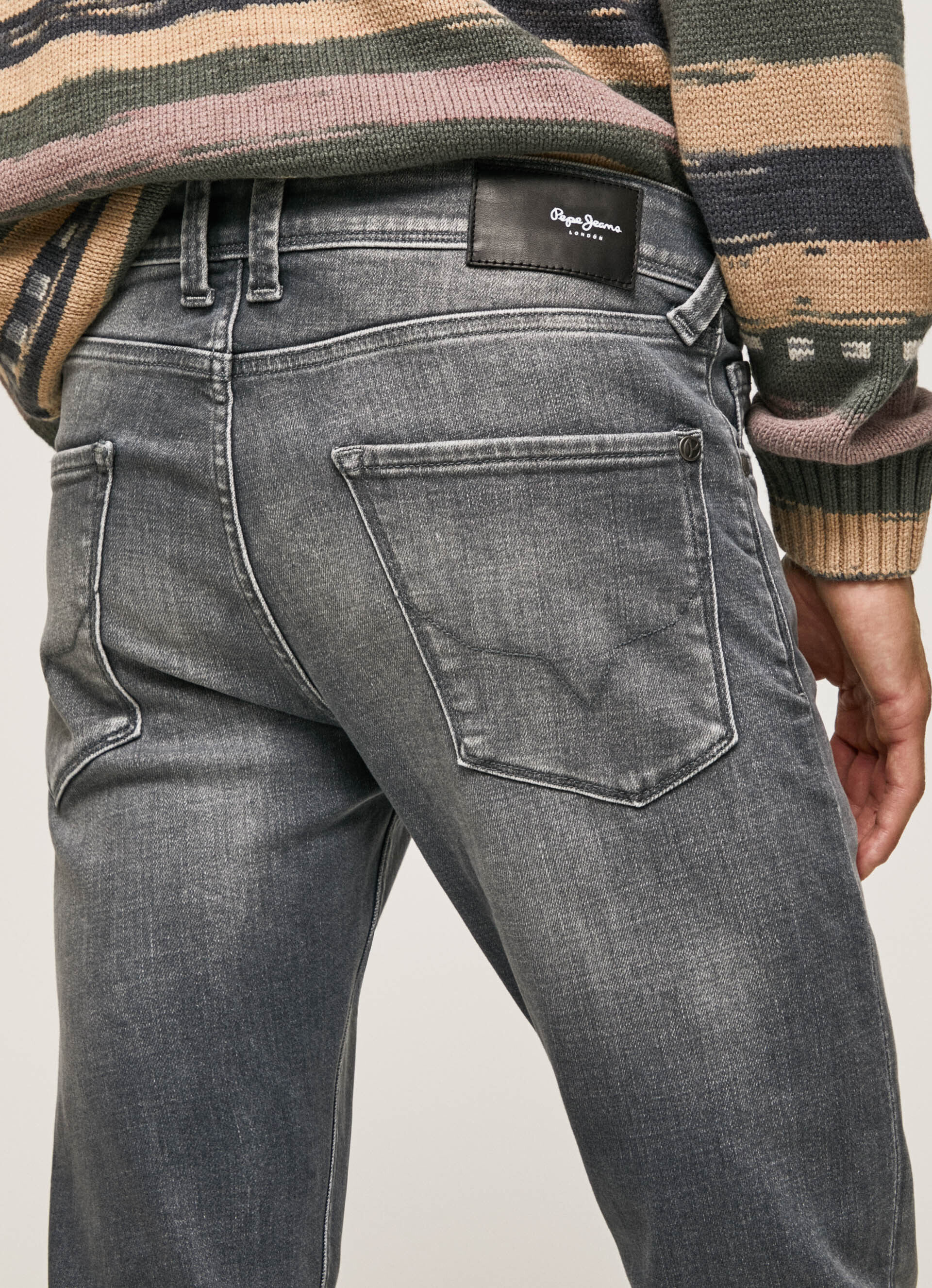 Calça jeans skinny de cintura baixa Jean Finsbury Fit - jeans