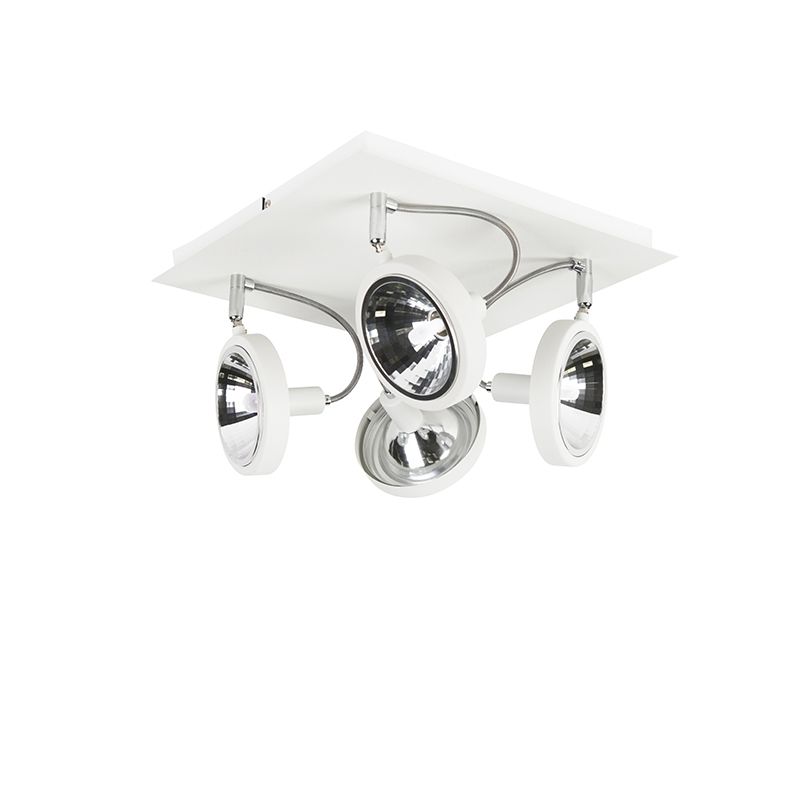 Design spot wit 4-lichts verstelbaar - Nox