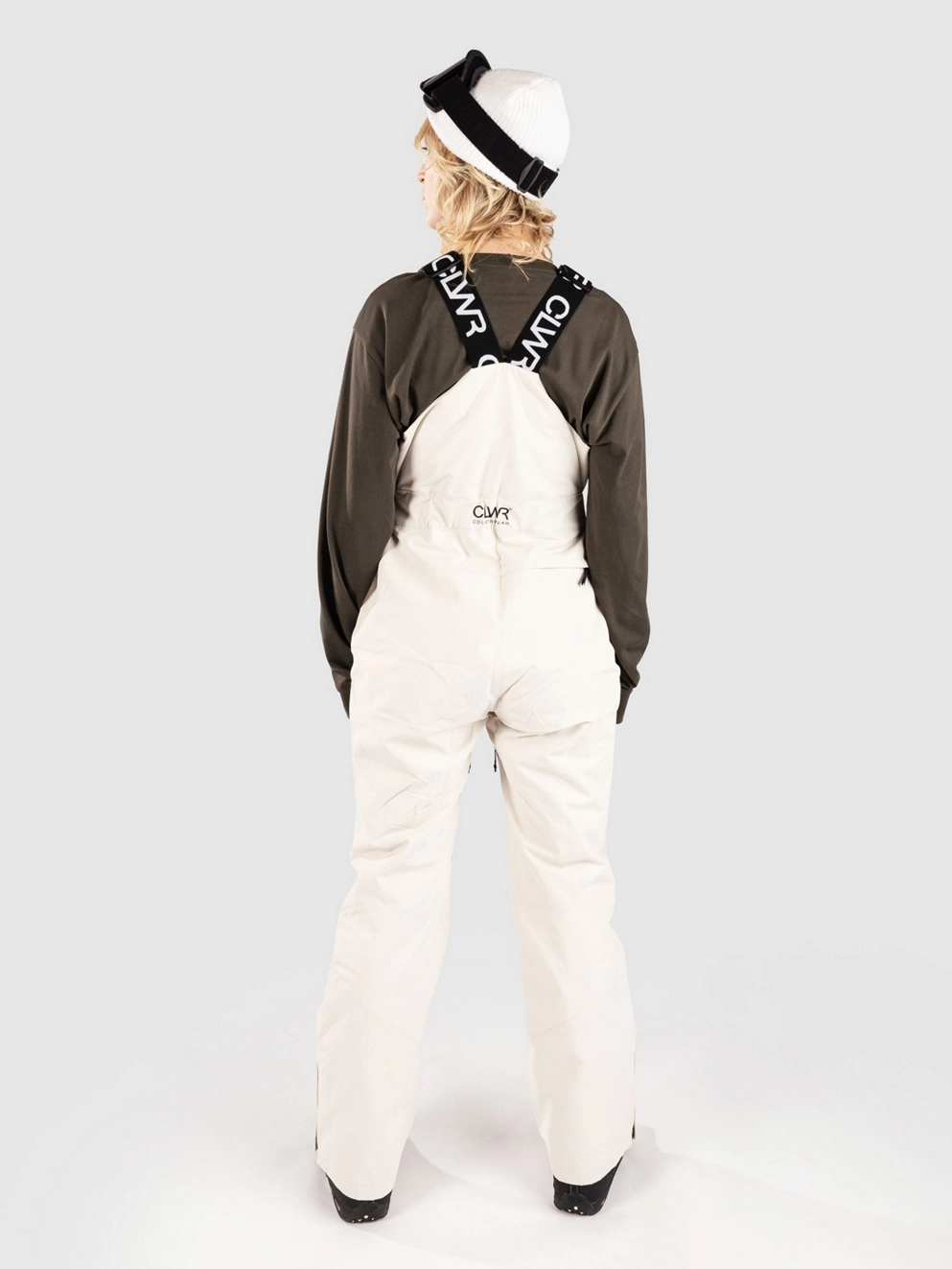 CLWR Slash Bib Bib Pants off/white