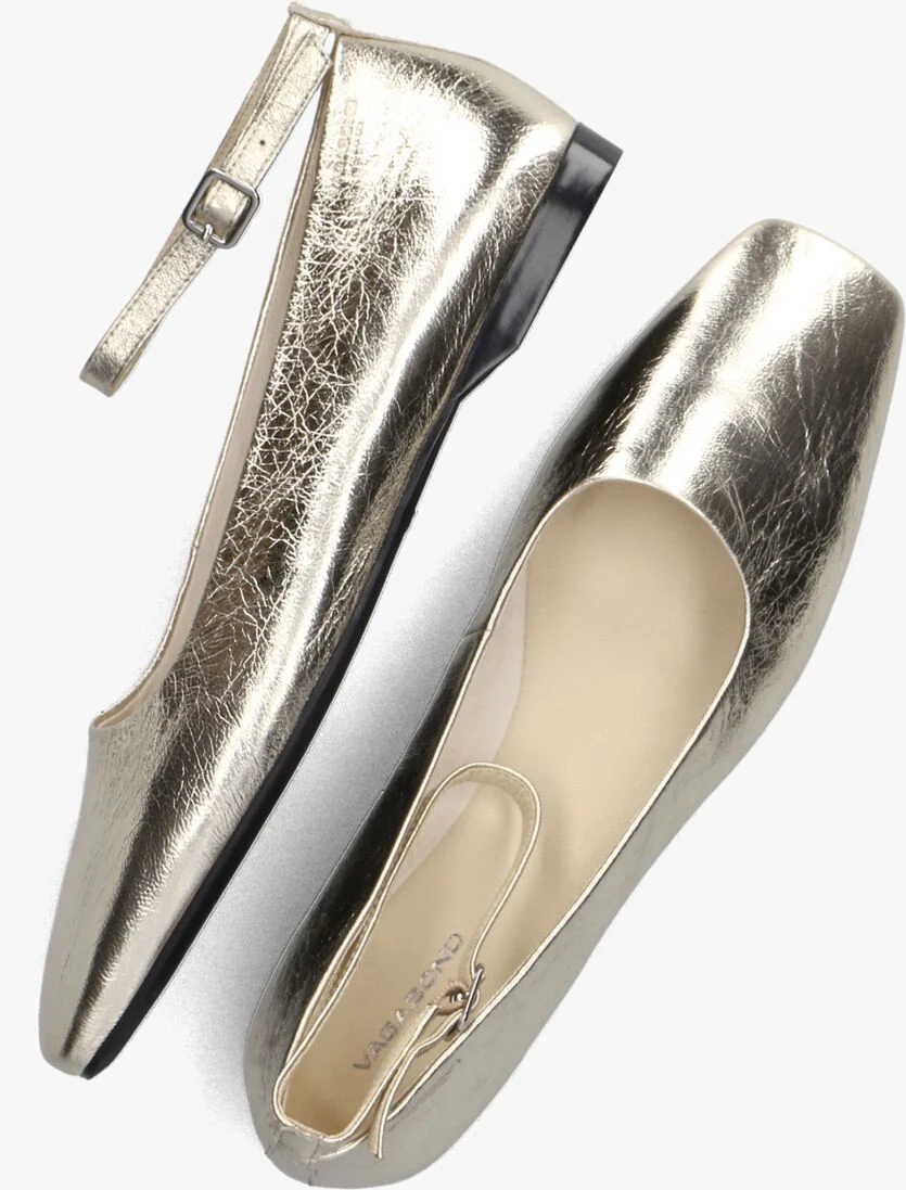 VAGABOND SHOEMAKERS gouden vagabond shoemakers ballerina's delia