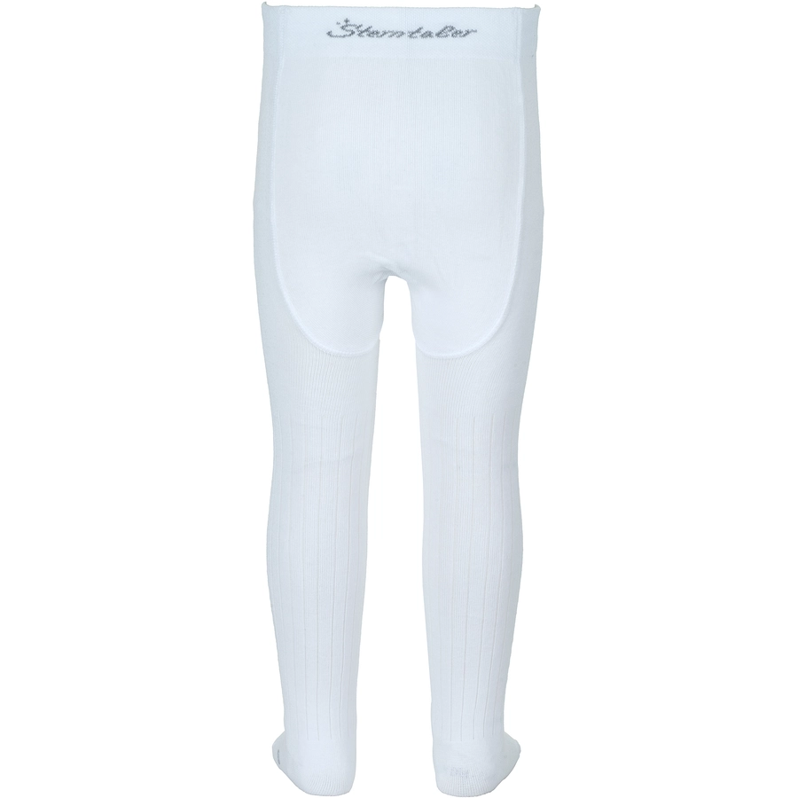 Sterntaler Strumpfhose Rippe weiß