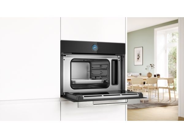 Bosch Einbaudampfbackofen CDG714XB1 Schwarz Herd/Backofen