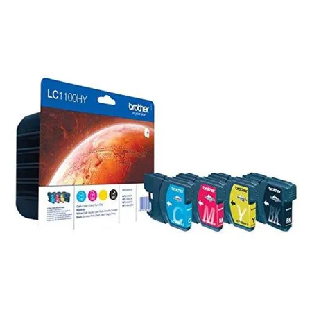 Brother Original Tintenpatrone 4er Pack LC-1100HY