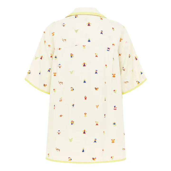 Soleil Soleil Chemise Darcy Broderies Lin | Ecru