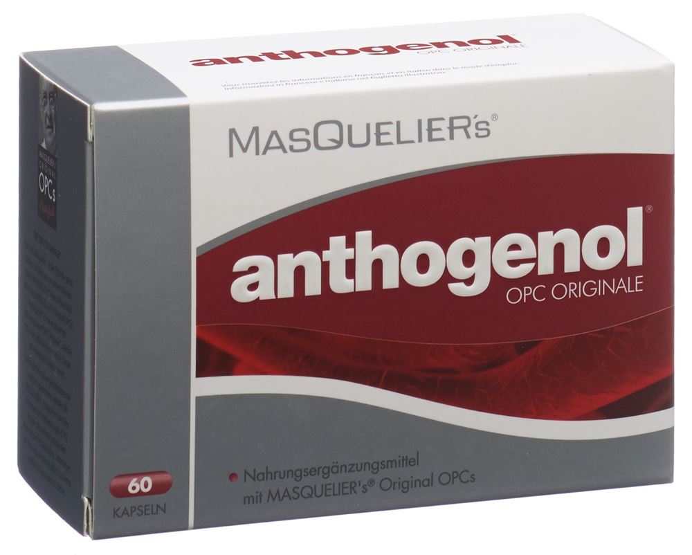 MASQUELIER'S Anthogenol<br>60 Stück, Kapsel, mit OPC