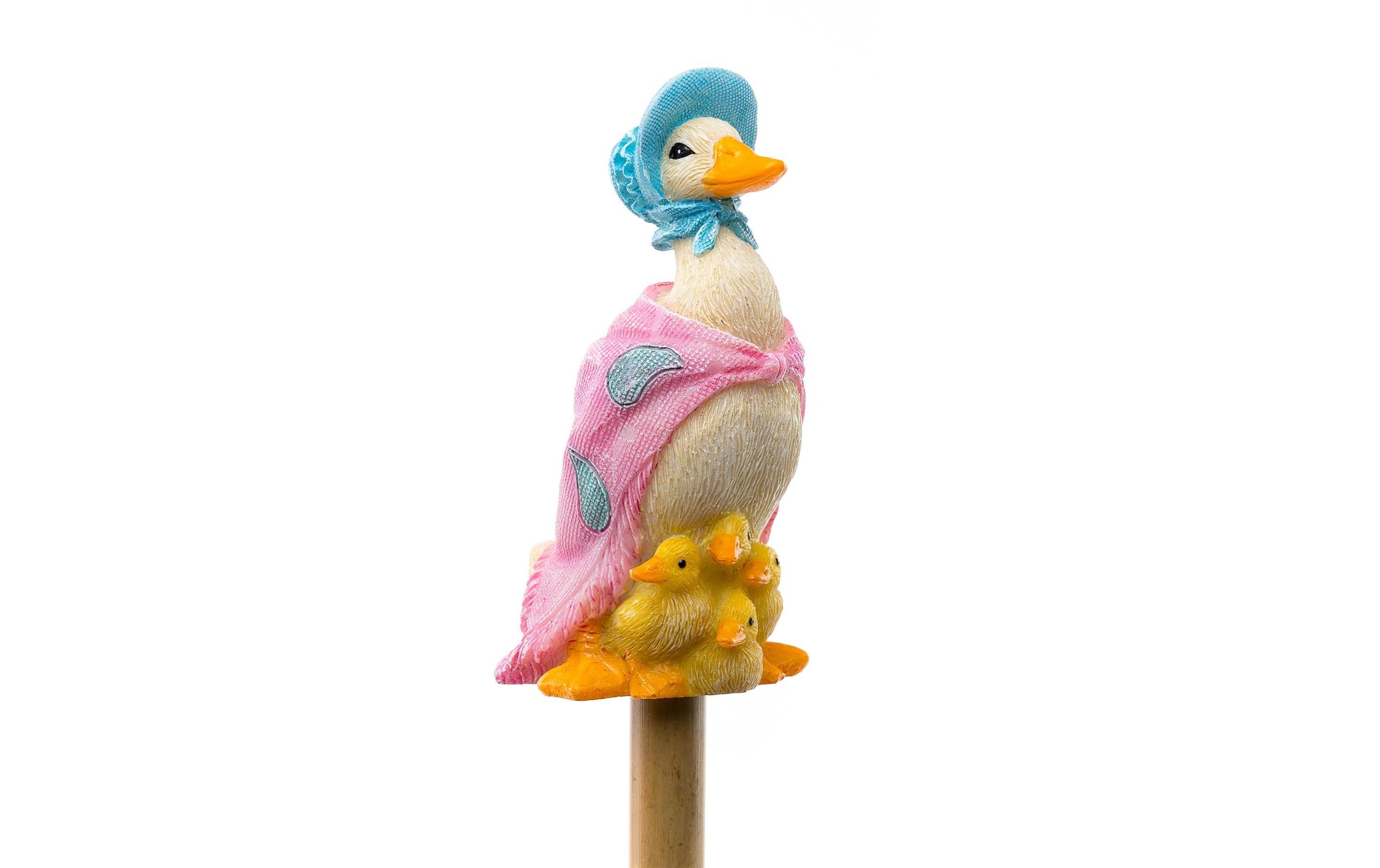 Cane Companions Jemima Puddle-Duck, MehrfarbigDekoration für Pflanzentöpfe
