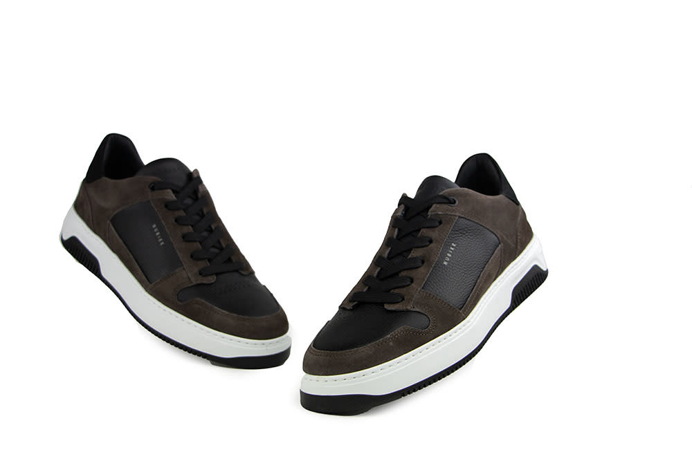 Nubikk Basket Court Dark Grey Suede Black