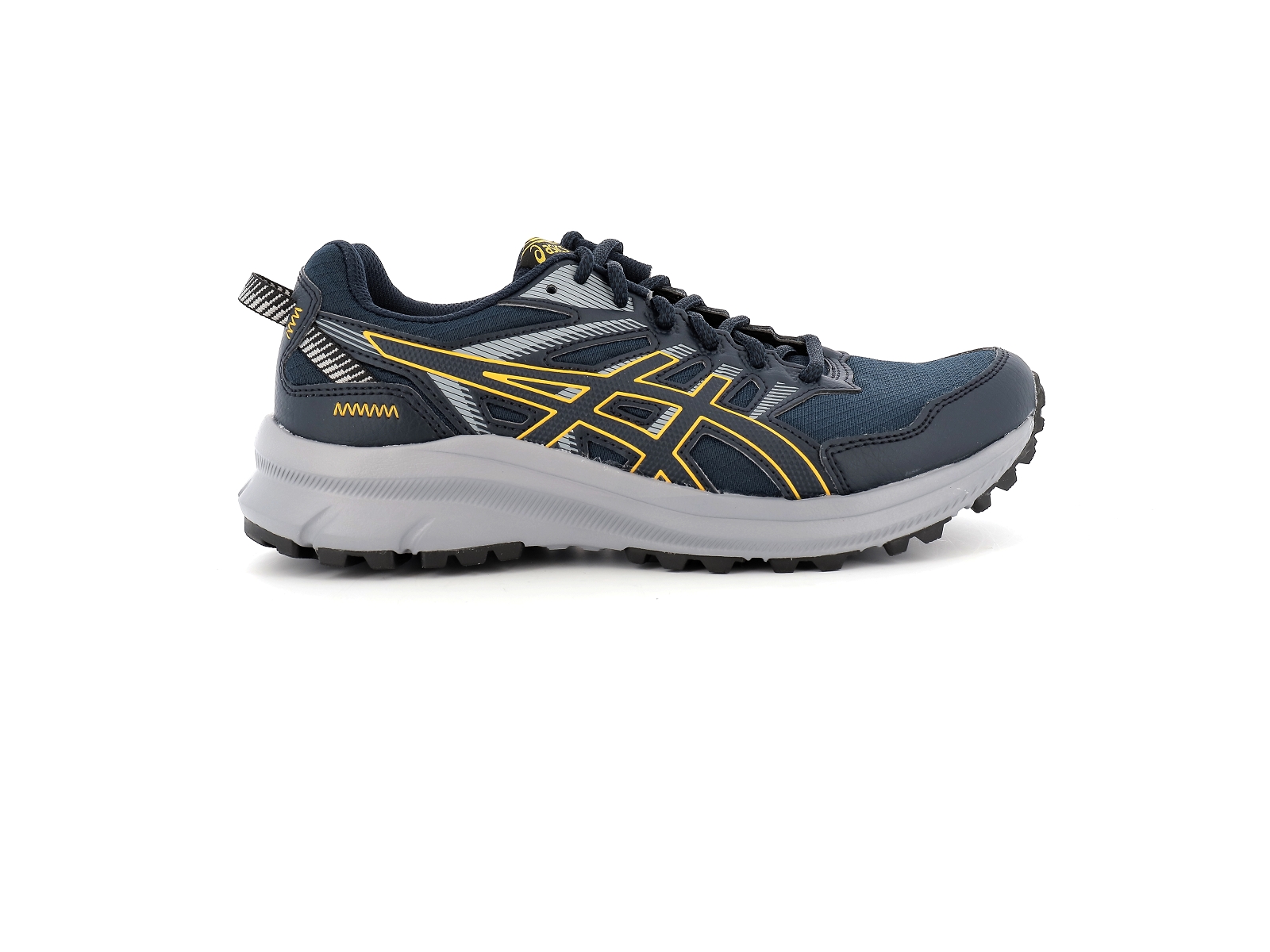 Asics-1011B181 Matières combinées Bleu-Jaune