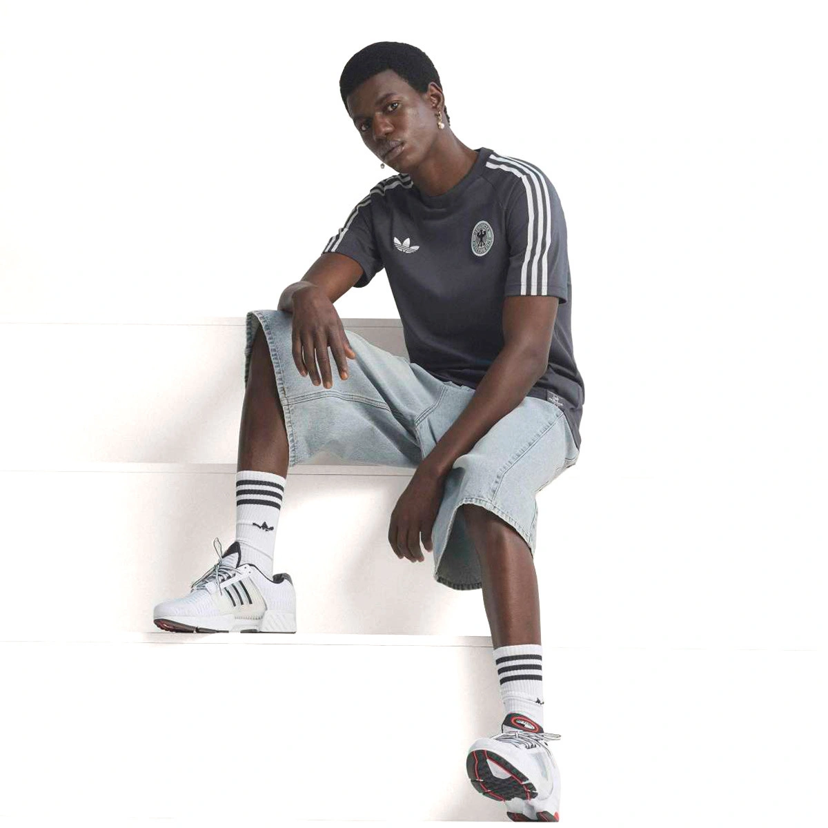 T-Shirt adidas Alemanha Originals Adicolor Mundial 2026