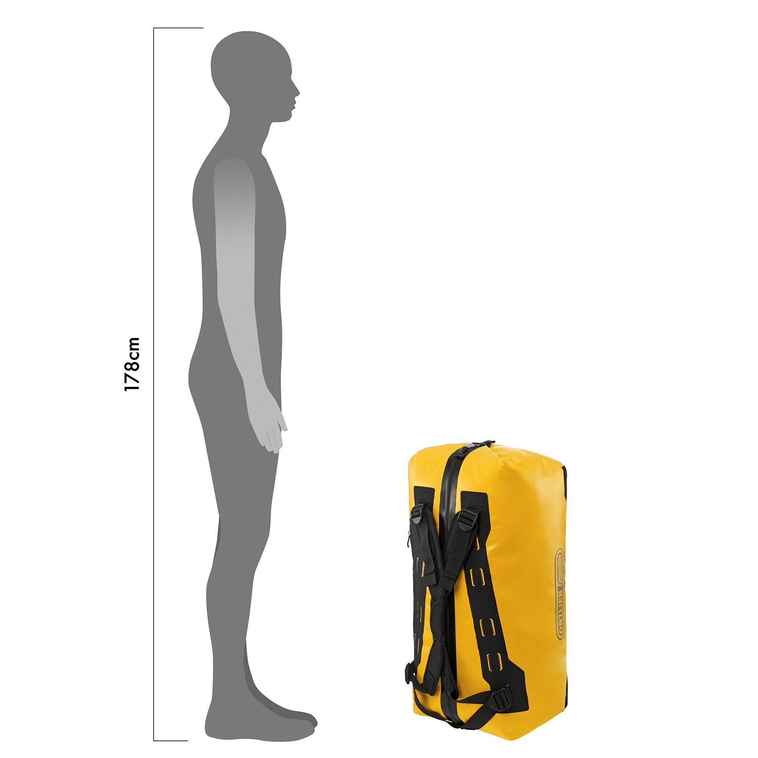 Ortlieb Duffle 85L sun-yellow/black
