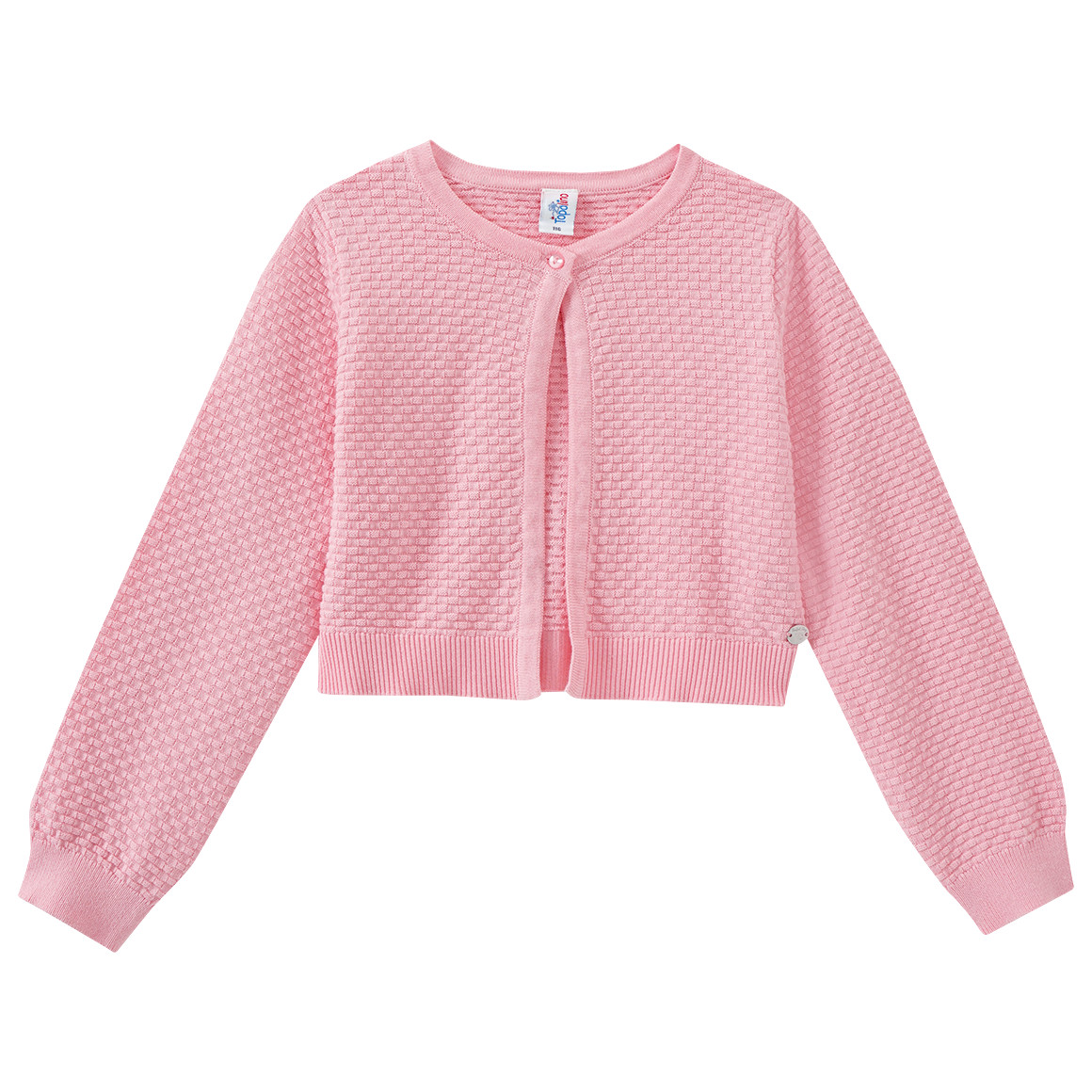 Topolino Mädchen Bolero mit Strukturmuster rosa