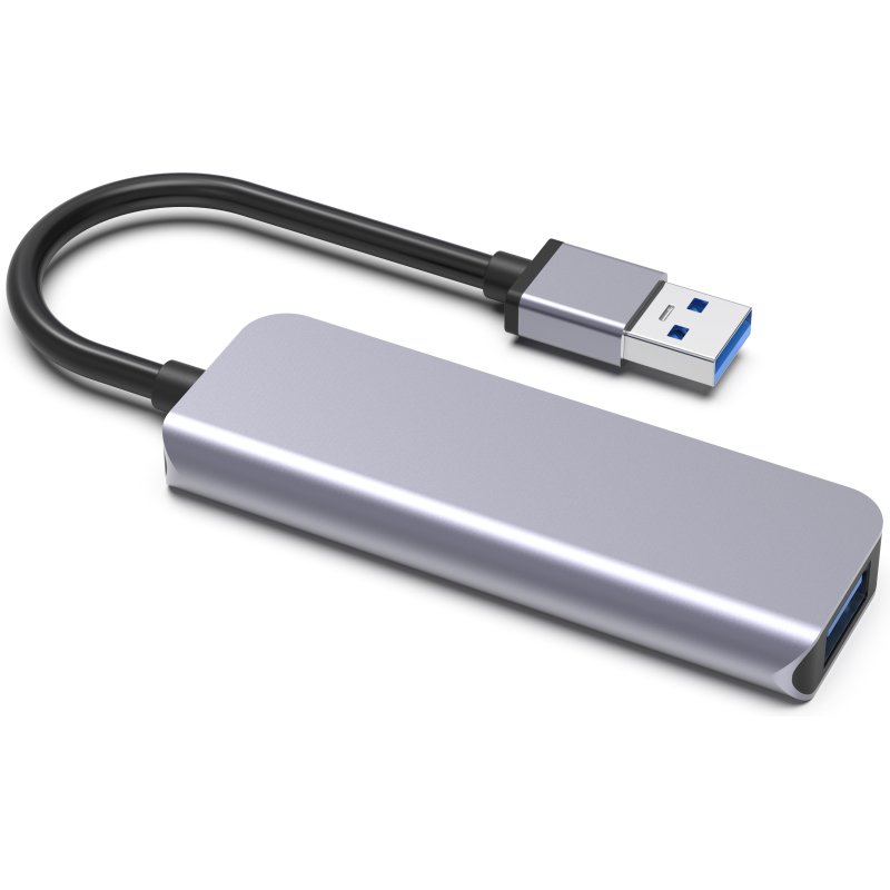 DLH Hub USB-A (M) avec 4 ports USB-A (F)