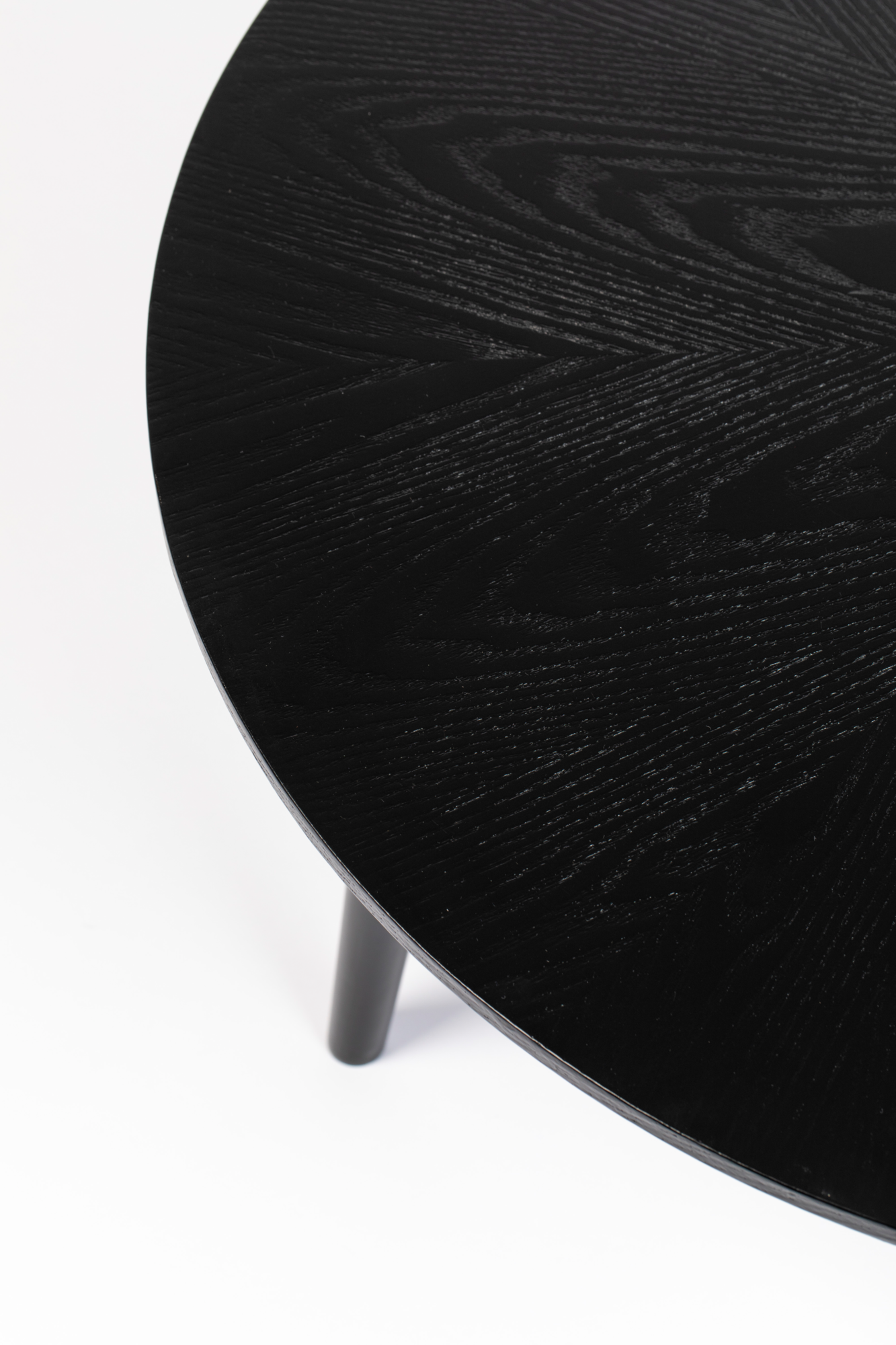 Salontafel Fabio rond zwart