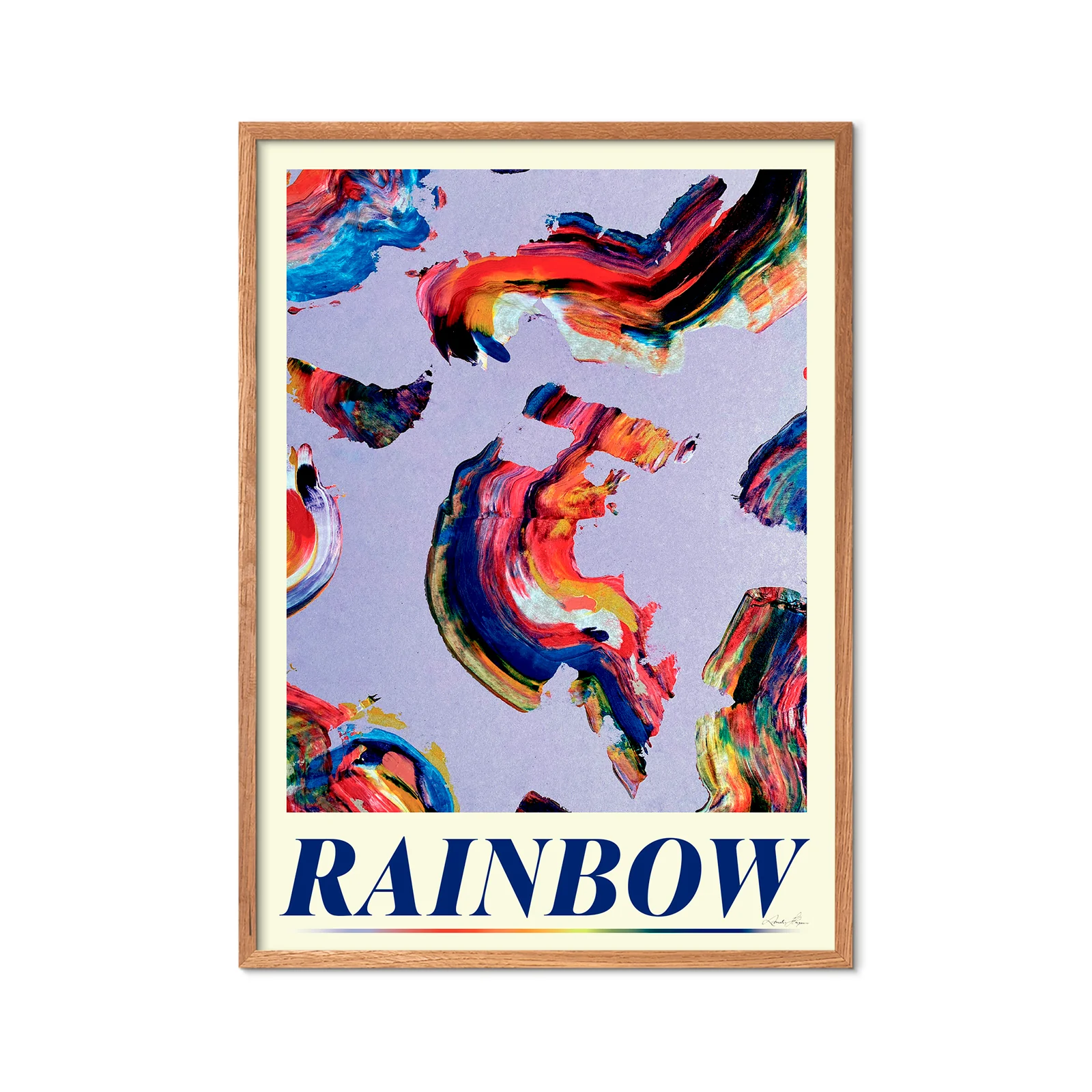 Poster & Frame  Rainbow plakat - A3