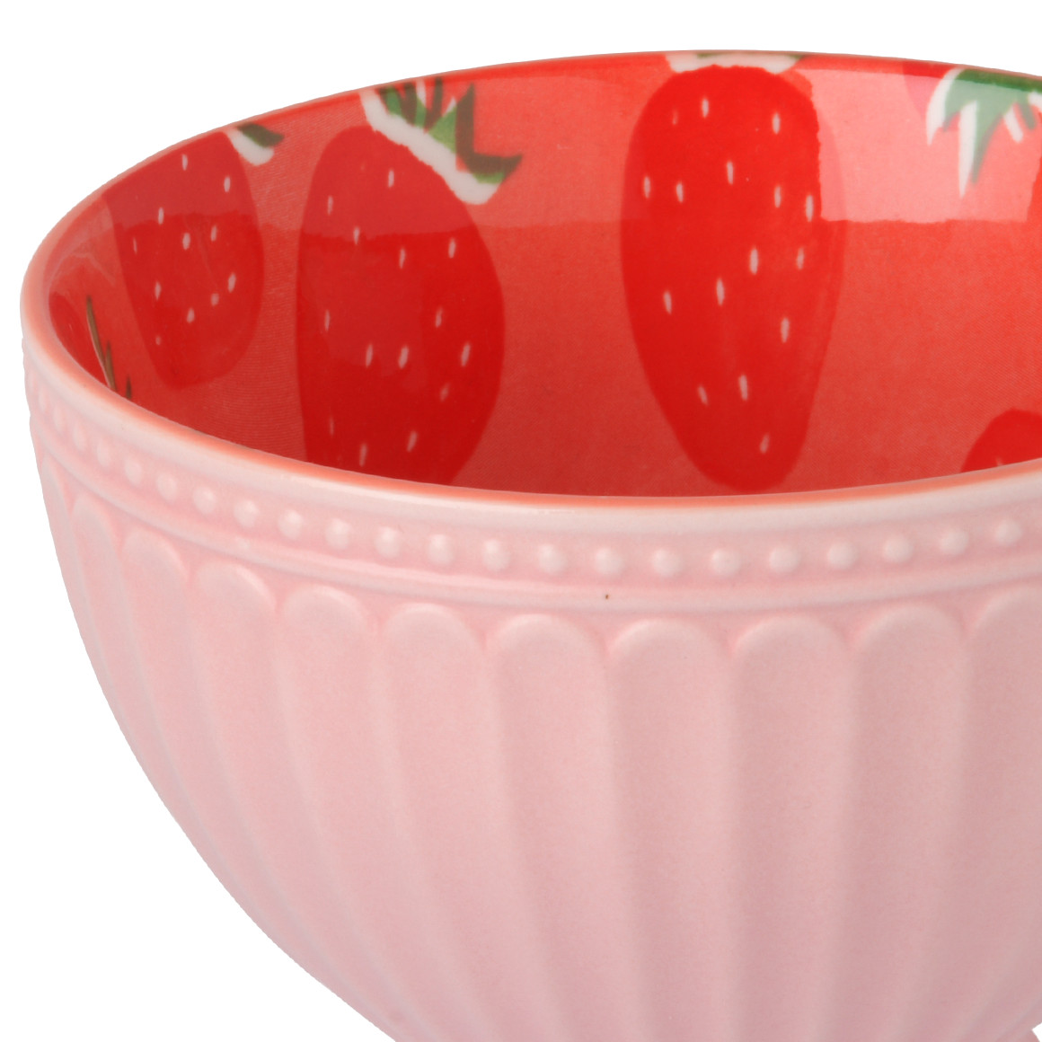 My Home Tasse mit Erdbeer-Design rosa