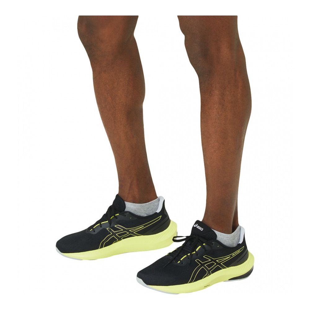 Asics GEL-PULSE 14 - Chaussures running Homme black/glow yellow