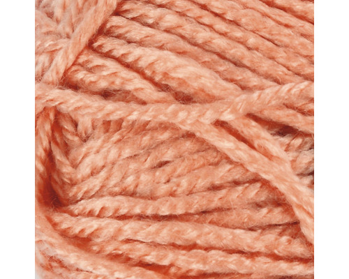 Lichtroze acryl garen, lengte: 80m, 3-draads