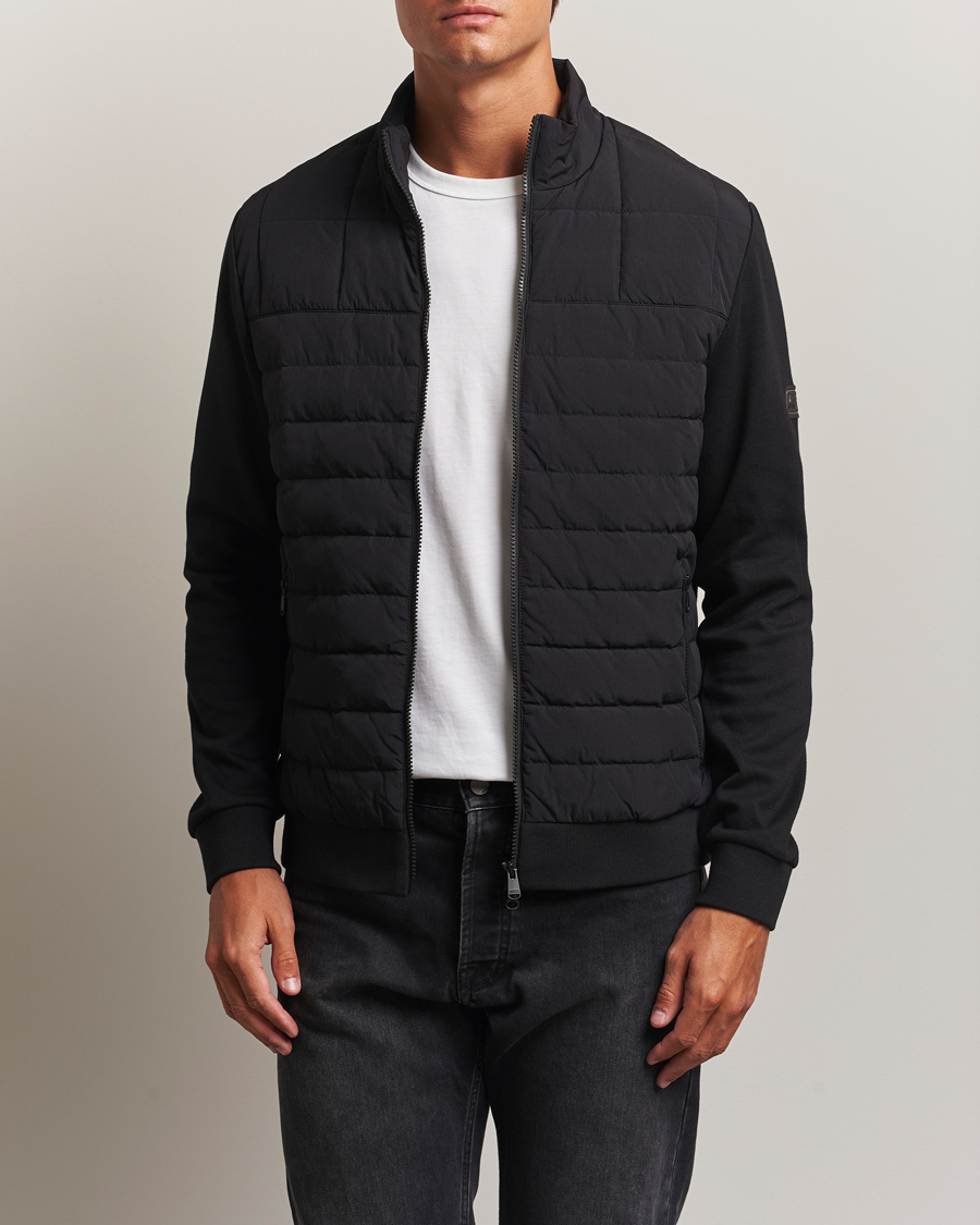 Barbour International Collins Baffle Quilted Sweat Black