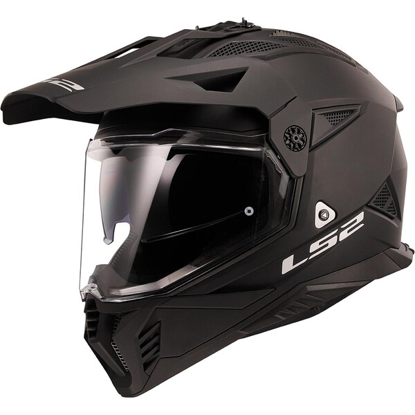 LS2 - Casque MX702 Pioneer II Solid Noir Mat