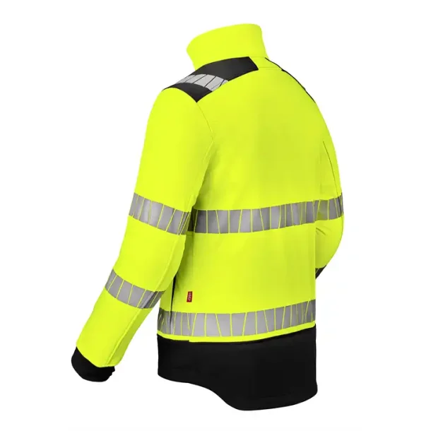 Softshell-jakke HAVEP® High Visibility+ - gul-sort (CBK)