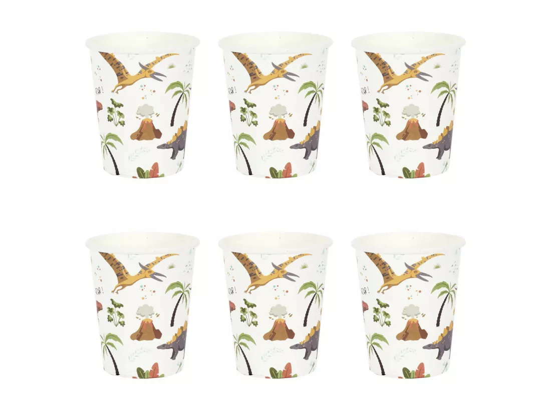 Lot de 6 Gobelets en Papier 