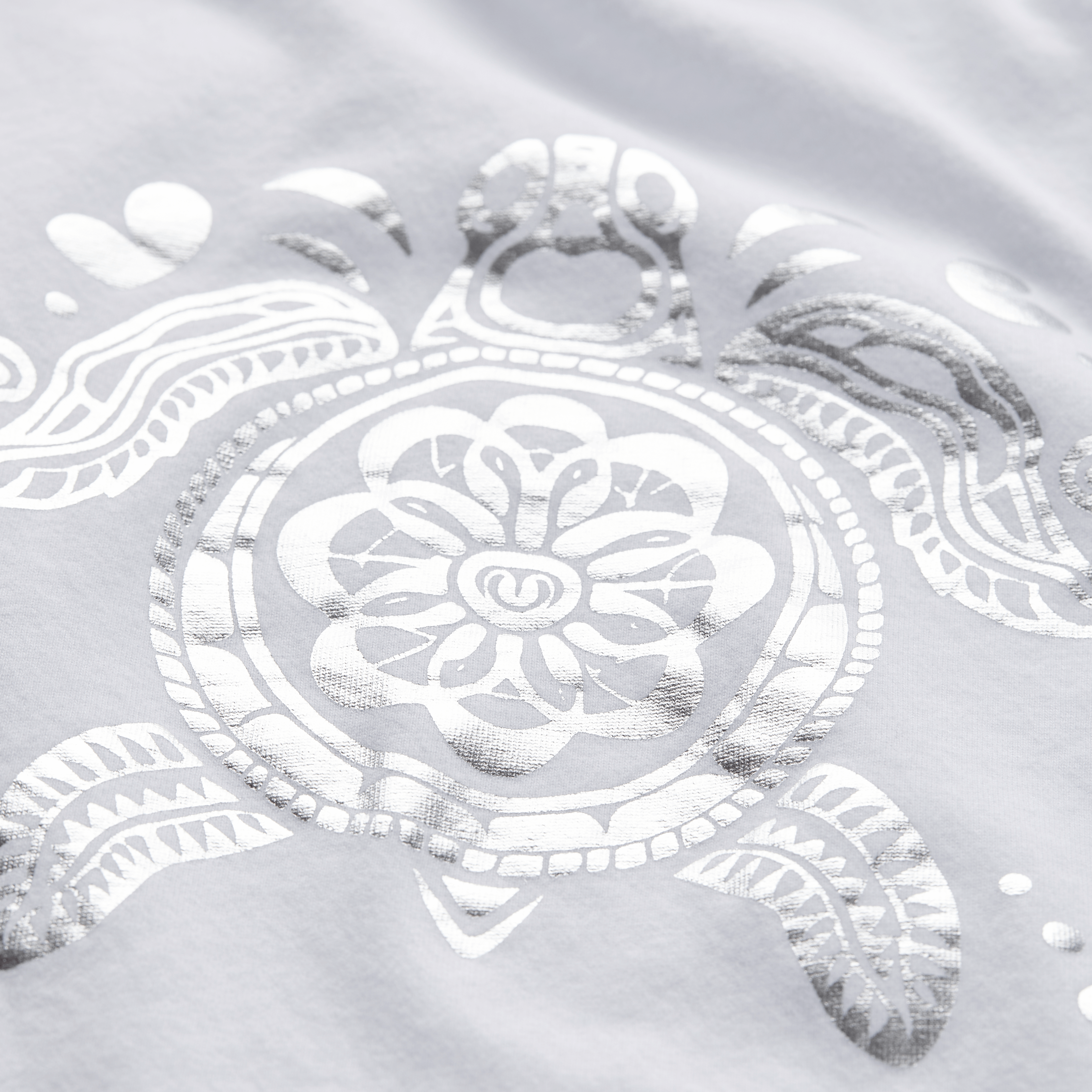 T-shirt en Coton Organique Fille Tribal Turltes