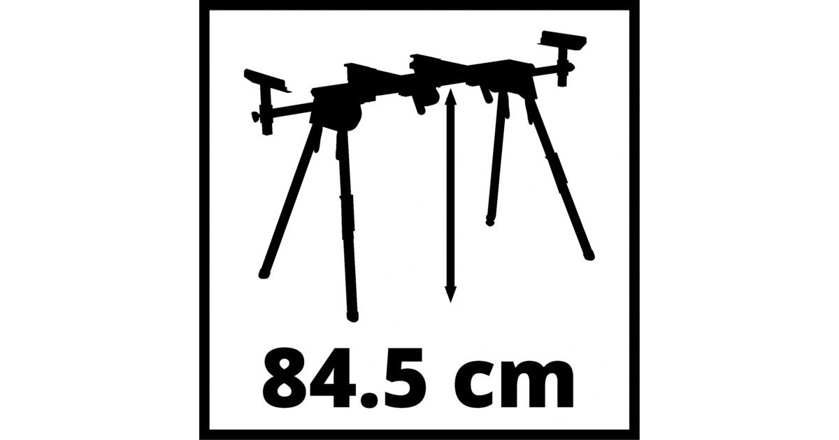 EINHELLMSS 1610 Onderstel  (Aluminium/rood)