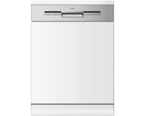 Amica EGSP 573 911 E semi-geïntegreerde vaatwasser, 60 x 87 x 58 cm, voor 13 couverts, 11 l inhoud, 47 dB(A)