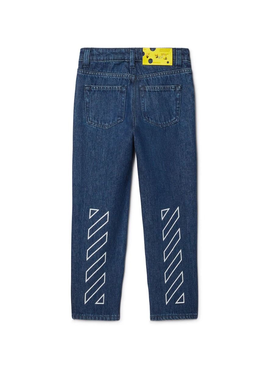 Off-White Bookish Patch Denim Pants