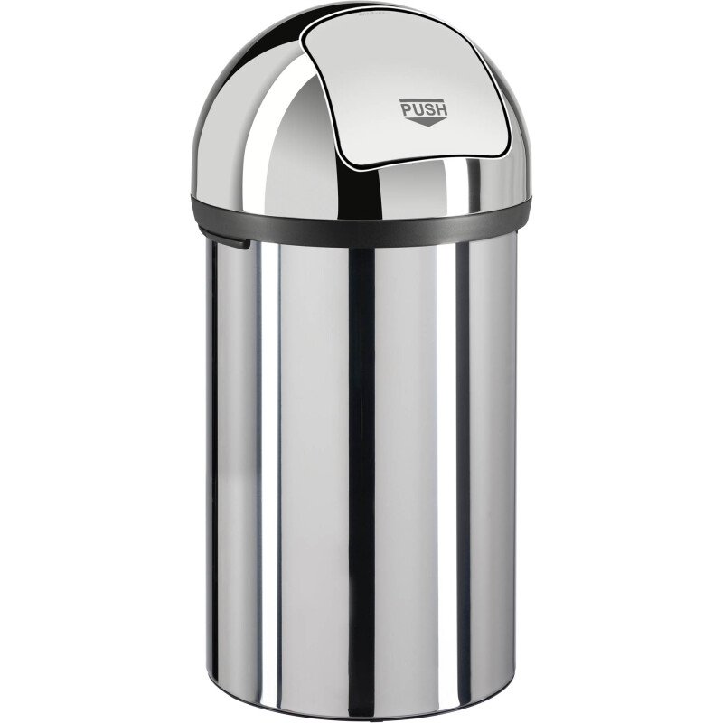 Poubelle Push 60 litres ronde Brabantia