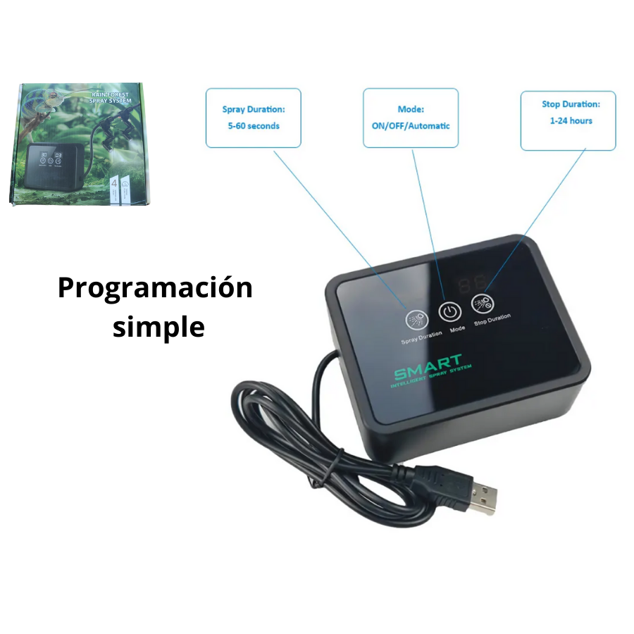 Sistema de chuva digital - Equipamento completo