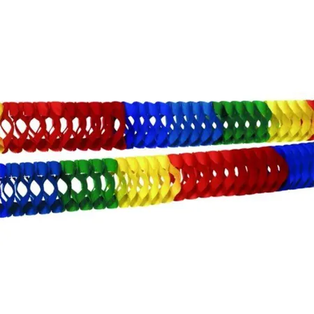 amscan Regenbogengirlande, 2,5m, 2 Stück