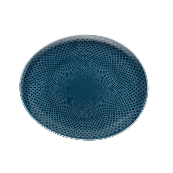 Rosenthal - Junto Teller Ø 22 cm flach, ocean blue