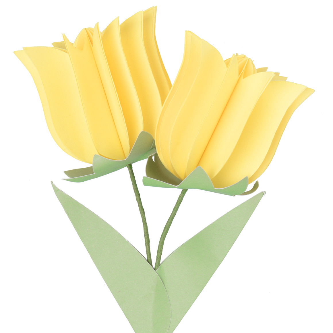 My Home Papierblume Tulpe gelb