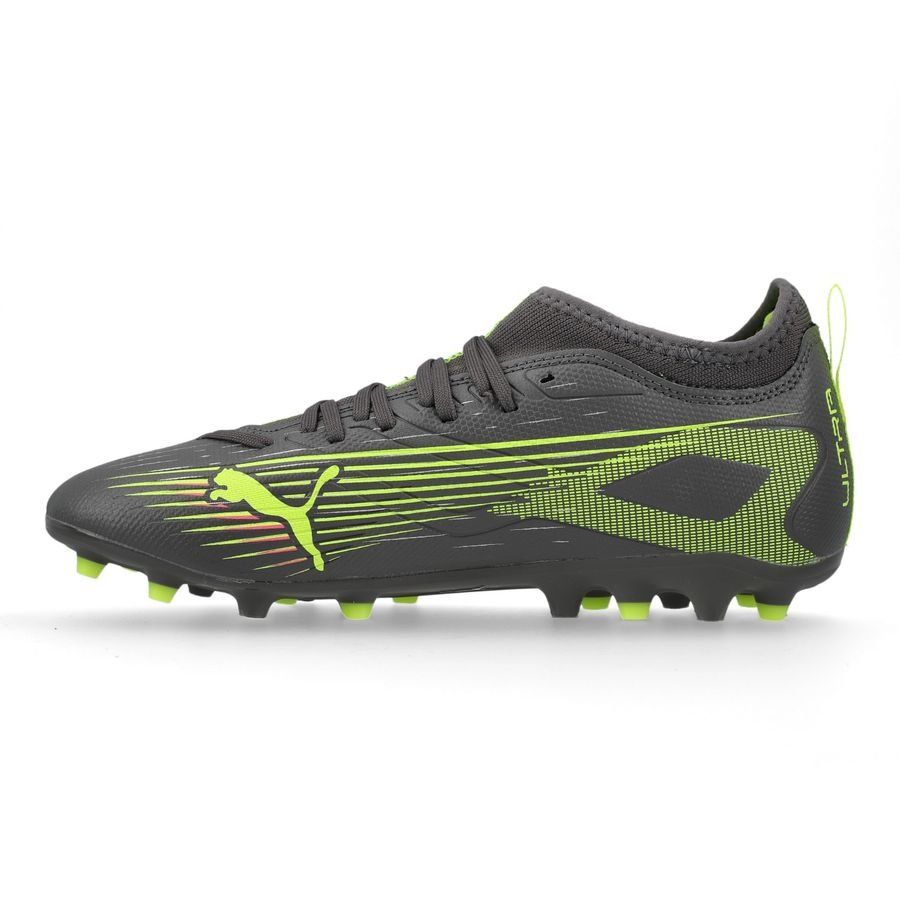 PUMA Ultra 5 Match MG Audacity - Matte Aged Silver/Jaune/Argenté Enfant