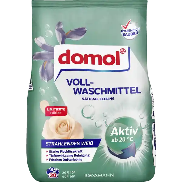 Vollwaschmittel Pulver Natural Feeling 20 WL
