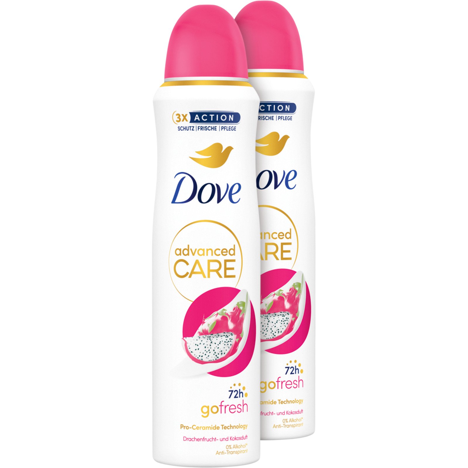 Dove Deo Advanced Dragonfruit 2 x 150 ml