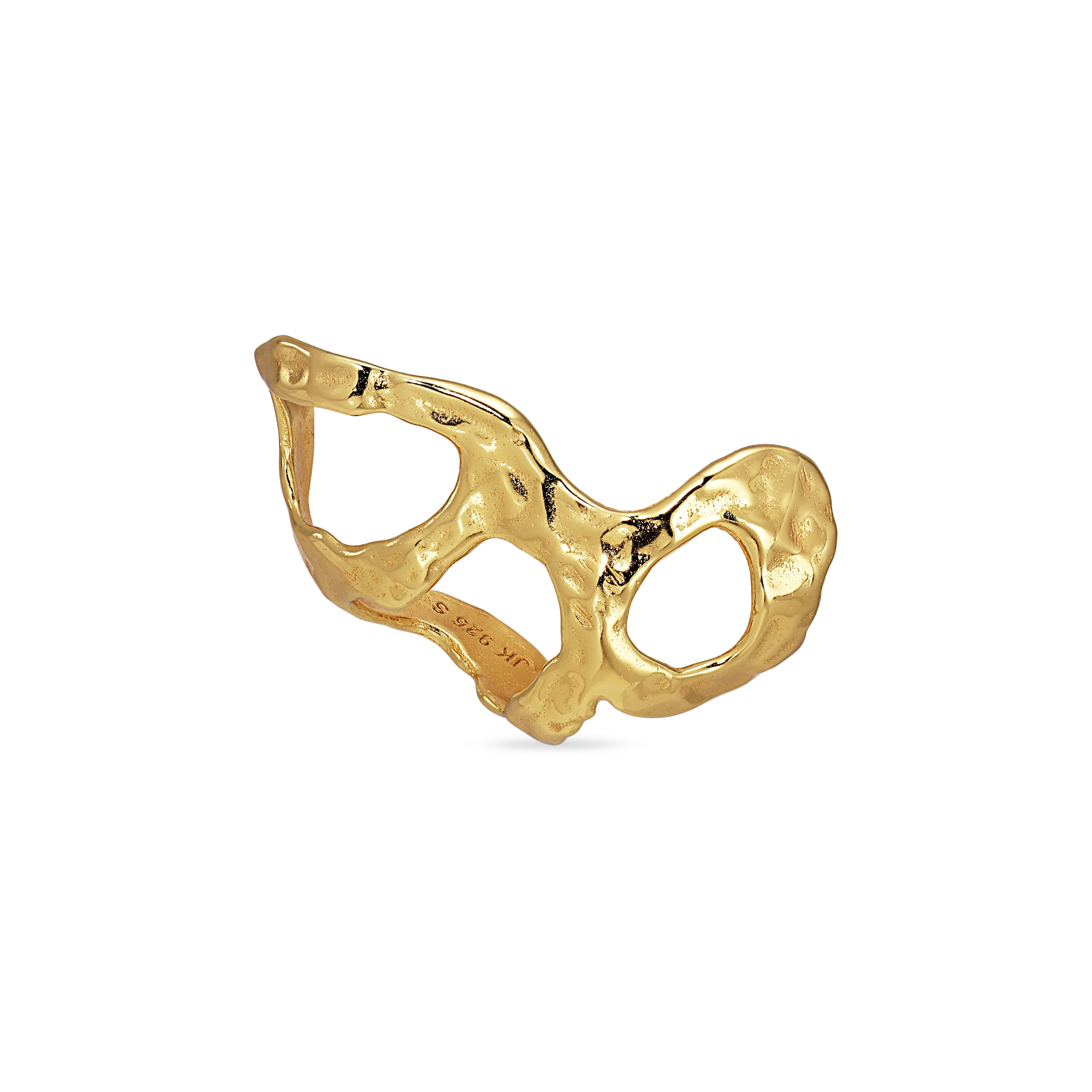 Jane Kønig  Space Cuff ørering - forgyldt