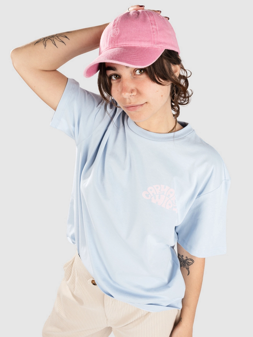 Carhartt WIP Jazzy T-Shirt air sky/air pink