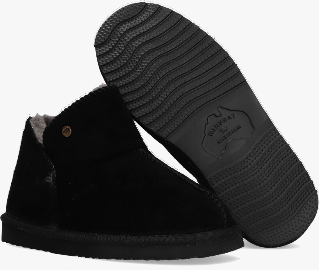 WARMBAT zwarte warmbat pantoffels willow