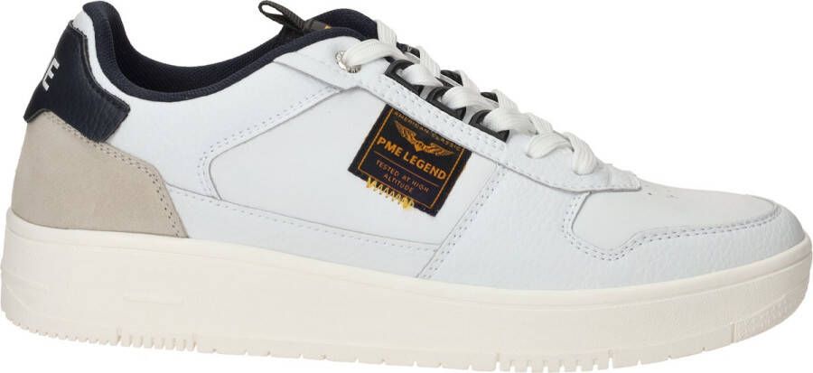 PME Legend Gobbler Lage sneakers Leren Sneaker Heren Wit