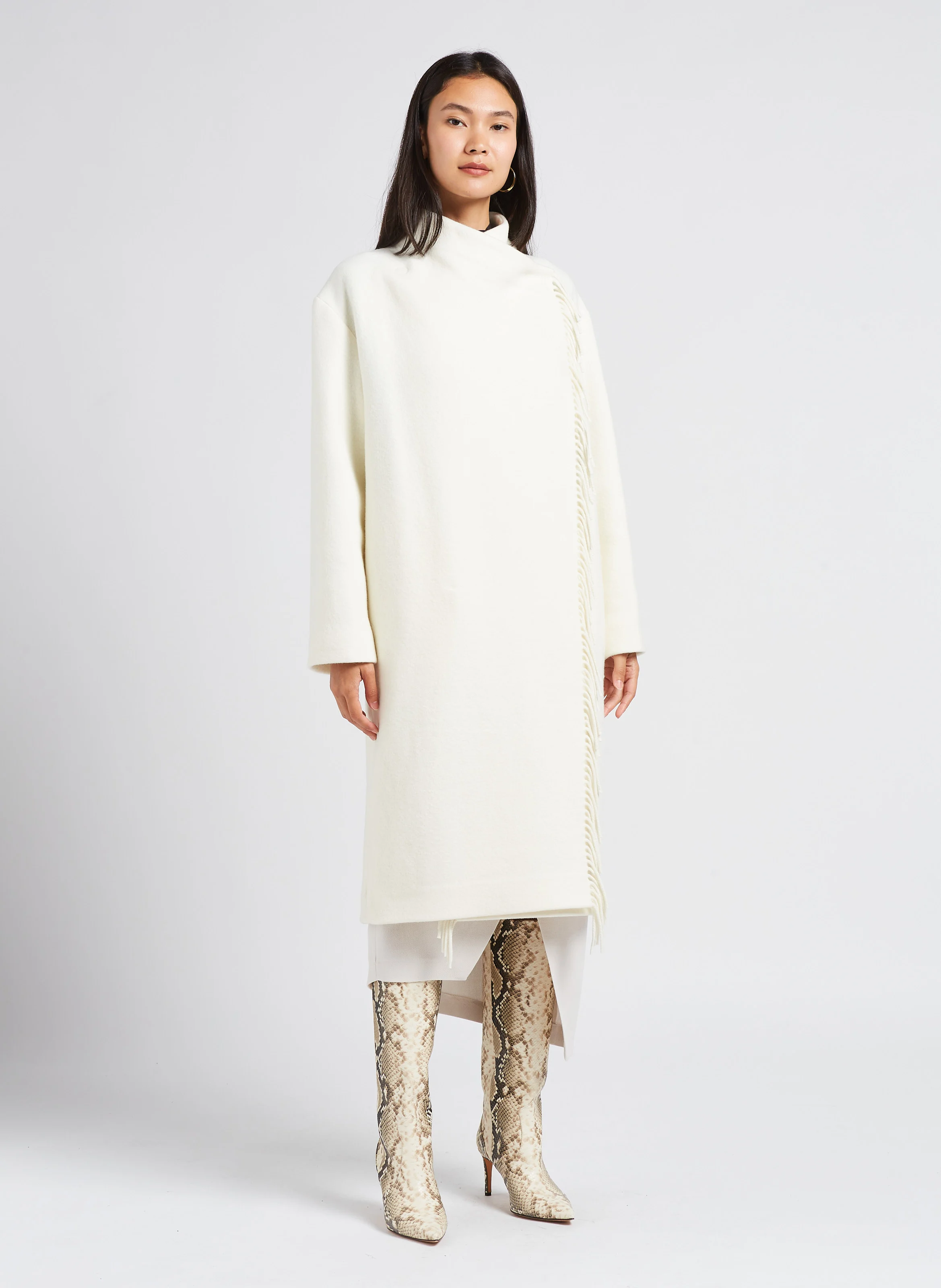 DAVYNPYT - Bottes en cuir | Beige