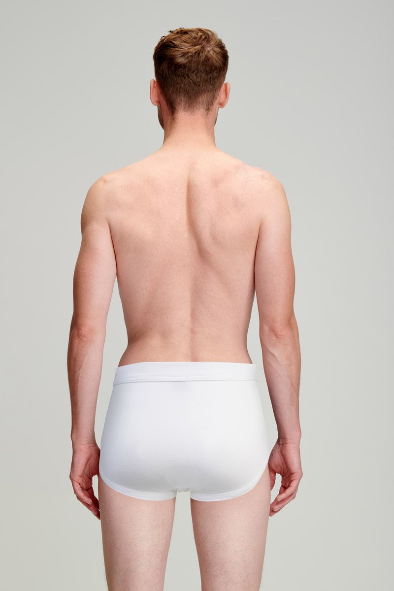 Slip ouvert taille haute - coton léger biologique
